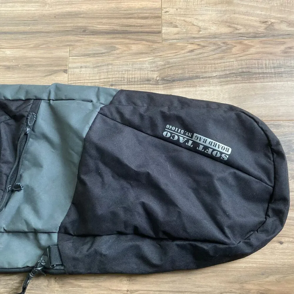 Ogio Duffle Soft Taco Snowboard Bag Black Gray Padded Travel Winter Sports 64x16